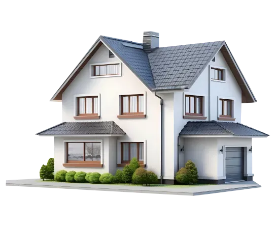 Residential plumbing stylized icon